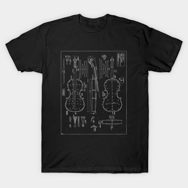 Violin Technical T-Shirt by vivalarevolucio